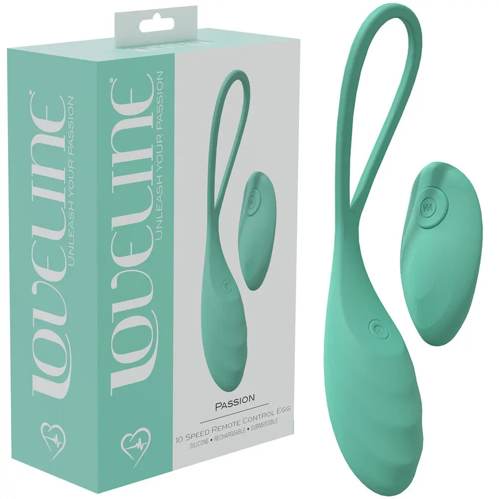 LOVELINE Passion -  -  USB Rechargeable Vibrating Egg with Wireless Remote Shots Toys Discreet Intimate Essentials.
