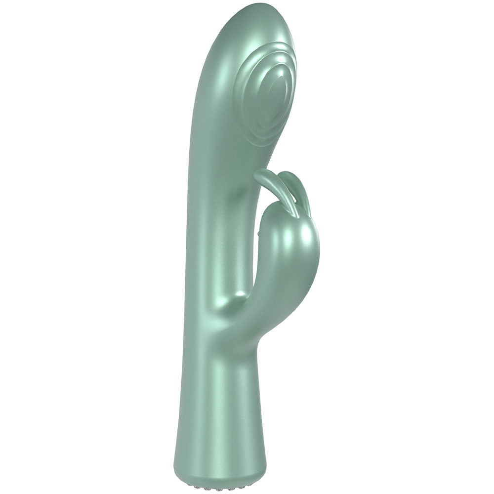 LOVELINE La Perla I -  - Pearlescent  19.2 cm USB Rechargeable Rabbit Vibrator with dual motors for clitoral and G-spot stimulation.