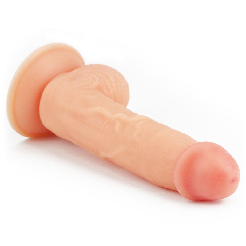 The Ultra Soft Dude - 20.3 cm (8'') Dong, a realistic dildo with soft texture and lifelike details for intimate essentials.