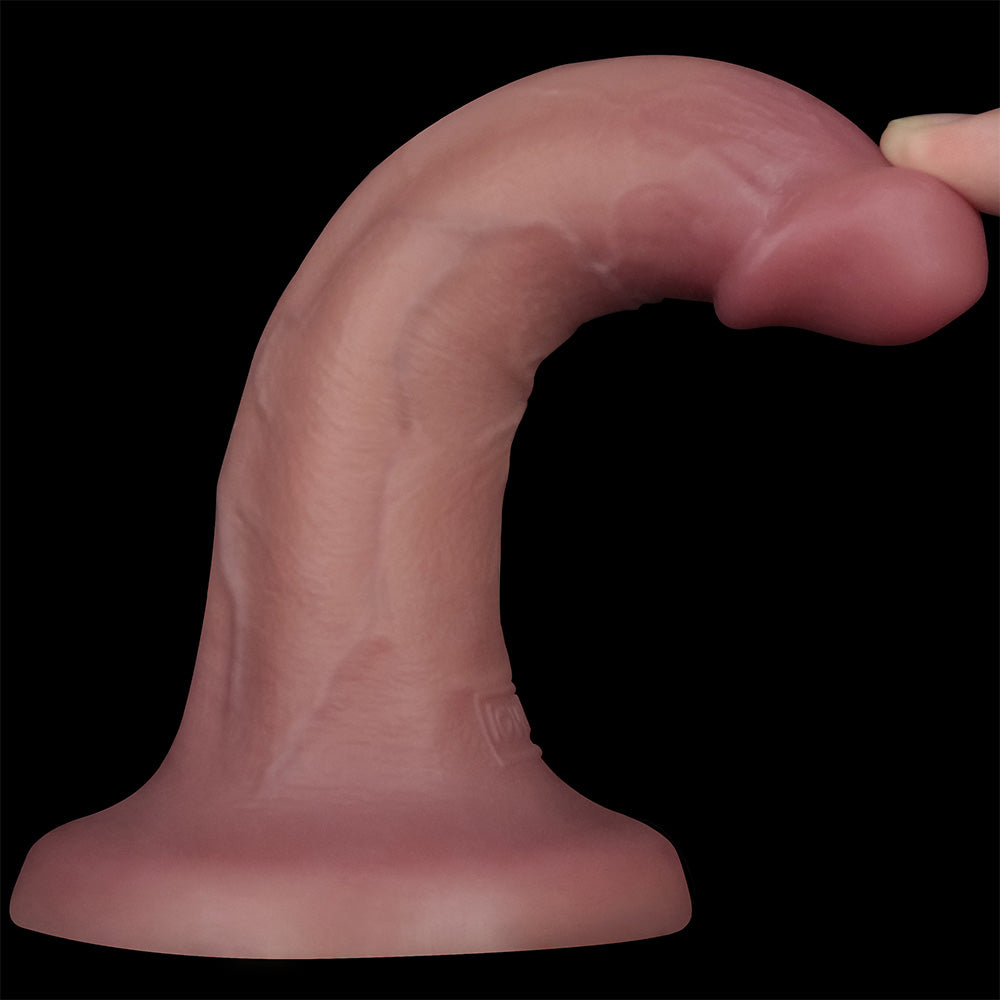 Dual Density Power Cock - 6 Inch  -  16 cm USB Rechargeable Vibrating Dong for ultimate pleasure and satisfaction.