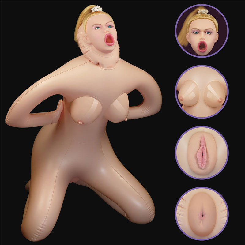 Fayola Horny Cowgirl Doll - Inflatable Love Doll with 3D face and detailed features, perfect for intimate moments.