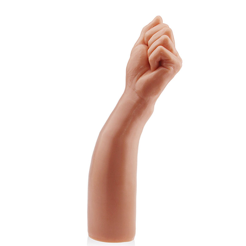 King Sized 12'' Realistic Bitch Fist - 30.5 cm Fist Dildo showcasing lifelike hand and detailed fingers.