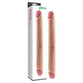 Slim Ultra Double Dildo -  43 cm (17'') Double Dong in packaging, realistic texture, phthalate-free material.