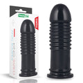 King Sized 8'' Anal Bumper -  22.5 cm Mega Butt Plug in packaging, phthalate-free, perfect for thrilling anal play.