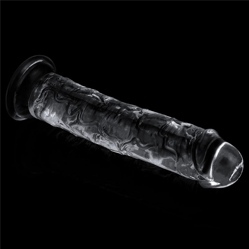 Flawless Dildo 7'' - 17.8 cm Dong, skin-safe transparent toy designed for maximum pleasure and enjoyment.