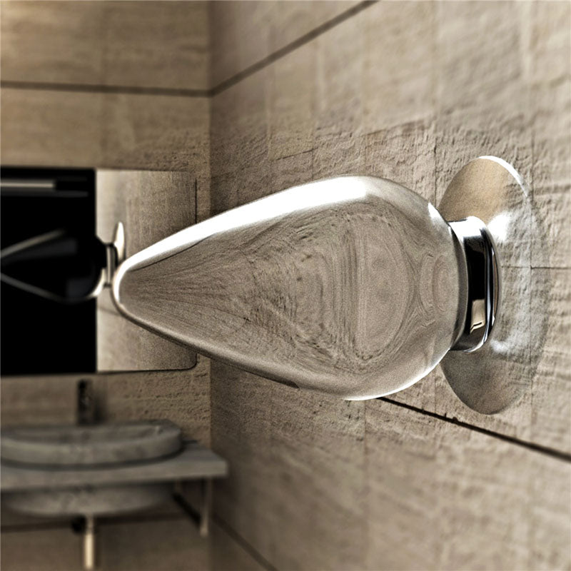 Flawless  Anal Plug 4.5'' -  11.5 cm Butt Plug displayed in a modern bathroom setting.