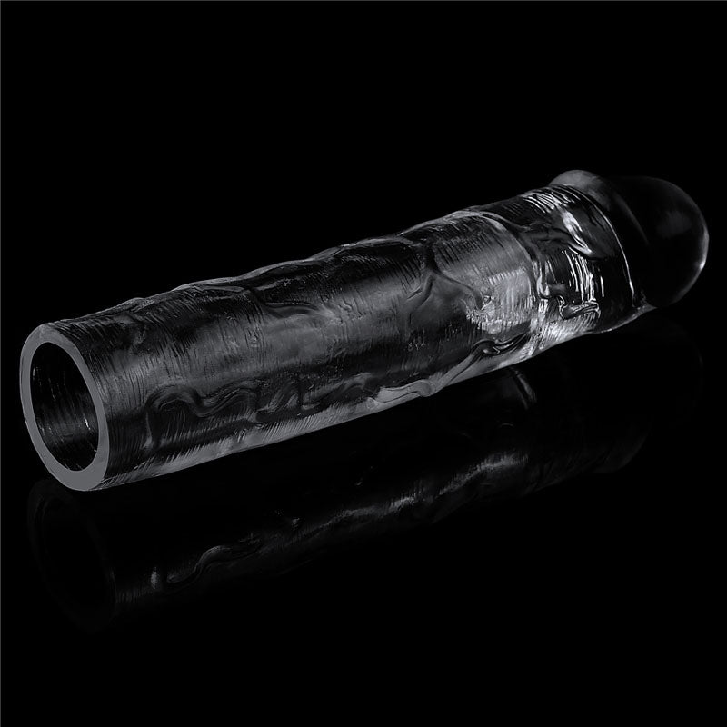 Flawless  Penis Sleeve 2'' -  5 cm Penis Extender Sleeve, clear textured sleeve for enhanced pleasure.