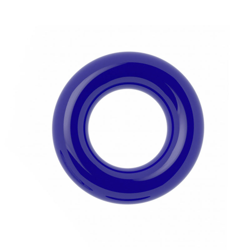 Power Plus Triple Donut Ring Set -  Cock Rings - Set of 3, blue TPE donut ring, intimate essentials for her