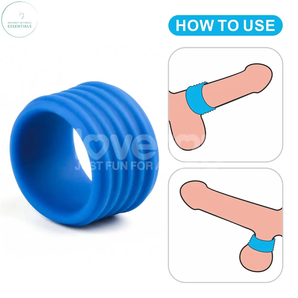 Affordable quality Pinnacle Pro Deep Rib Grip -  Cock Ring  from Lovetoy by Discreet Intimate Essentials with Discreet Delivery 