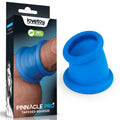 Pinnacle Pro Tapered Squeeze - Ball Stretcher in blue silicone packaging with a subtle texture and ergonomic design.