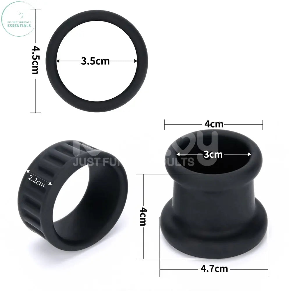 Affordable quality Pinnacle Pro Twin Grip Enhancer -  Cock & Balls Ring  from Lovetoy by Discreet Intimate Essentials with Discreet Delivery 