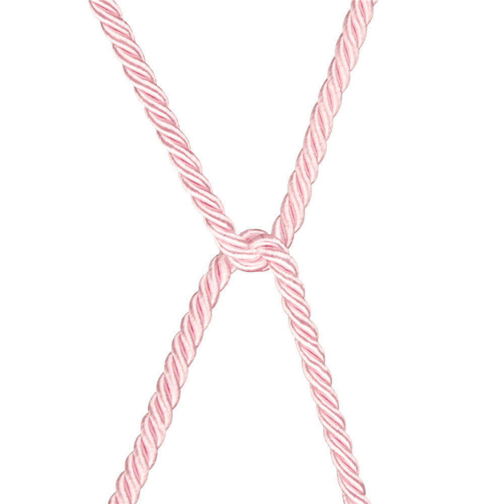 Rebellion Reign Silky Bondage Rope -  -  Bondage Rope - 10 metre length, pink silky rope for intimate tying.
