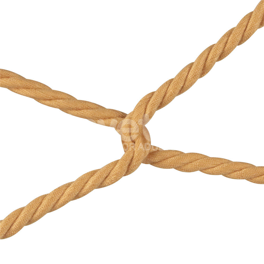 Rebellion Reign Bondage Rope - Natural - Natural Bondage Rope - 10 metre length shown in a close-up image.