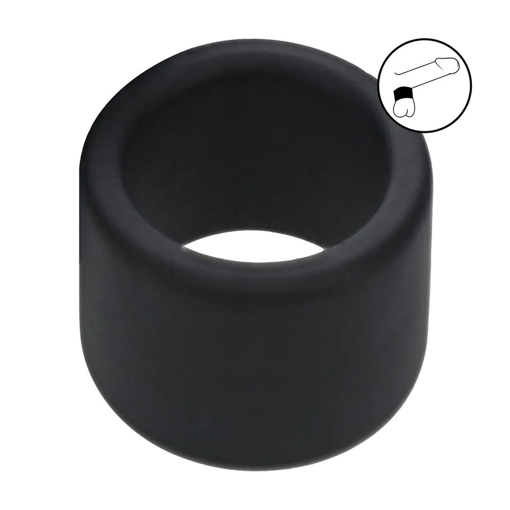 LEVELZ Liquid Silicone Ball Strap - L -  -  Ball Strap for added tension and sensation, premium body-safe silicone.