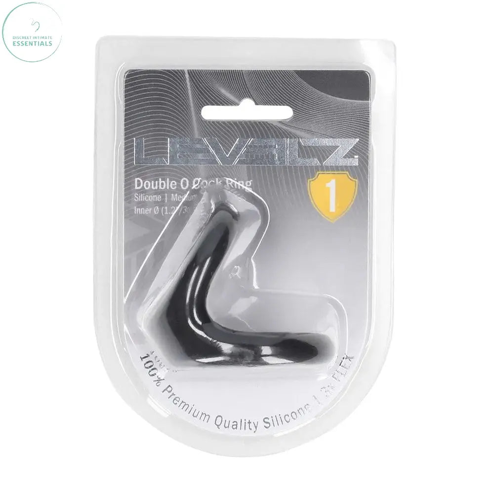 Affordable quality LEVELZ Double O Silicone Cock Ring - M -  -  Cock & Balls Rings  from Shots Toys by Discreet Intimate Essentials with Discreet Delivery 