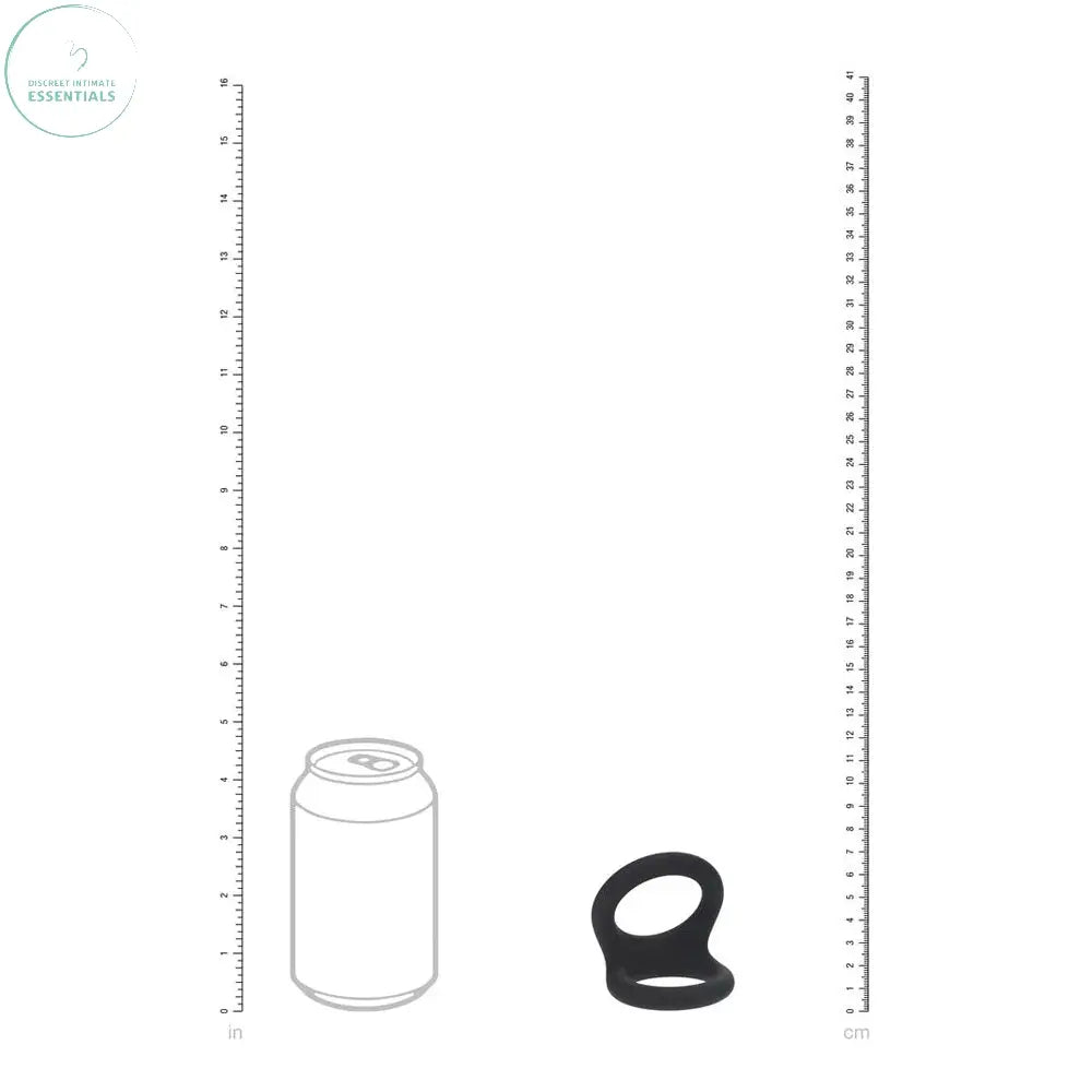 Affordable quality LEVELZ Double O Silicone Cock Ring - L -  -  Cock & Balls Rings  from Shots Toys by Discreet Intimate Essentials with Discreet Delivery 
