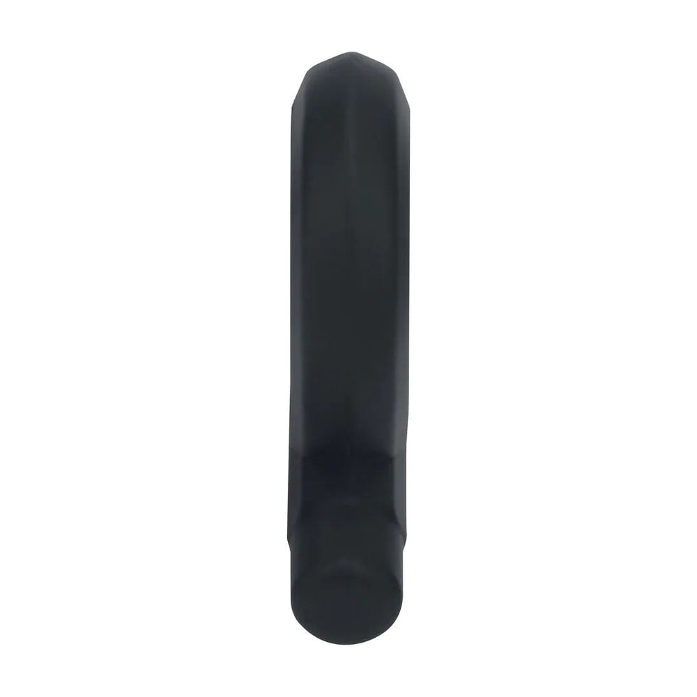 LEVELZ Pencil Liquid Silicone Cock Ring -  Cock Ring in sleek black silicone design.