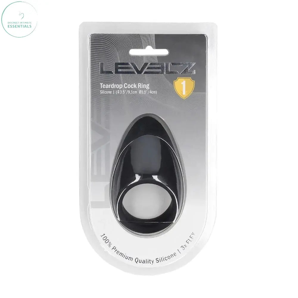 Affordable quality LEVELZ Teardrop Silicone Cock Ring -  -  Cock Ring  from Shots Toys by Discreet Intimate Essentials with Discreet Delivery 
