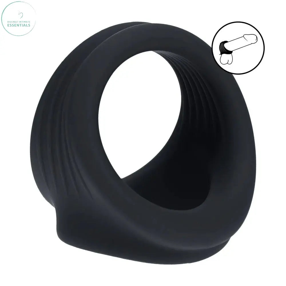 Affordable quality LEVELZ Silicone Cock & Ball Harness -  -  Cock & Ball Ring  from Shots Toys by Discreet Intimate Essentials with Discreet Delivery 