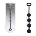 LEVELZ Round Silicone Anal Balls - S - 20mm -  23 cm Small Anal Balls in sleek black silicone design.