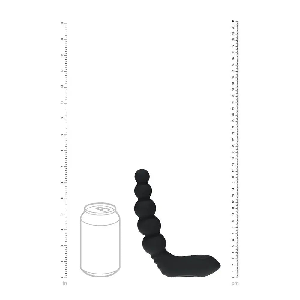 LEVELZ Rechargeable Beaded Prostate Massager -  USB Rechargeable Heating + Vibrating Prostate Massager Shots Toys Discreet Intimate Essentials.