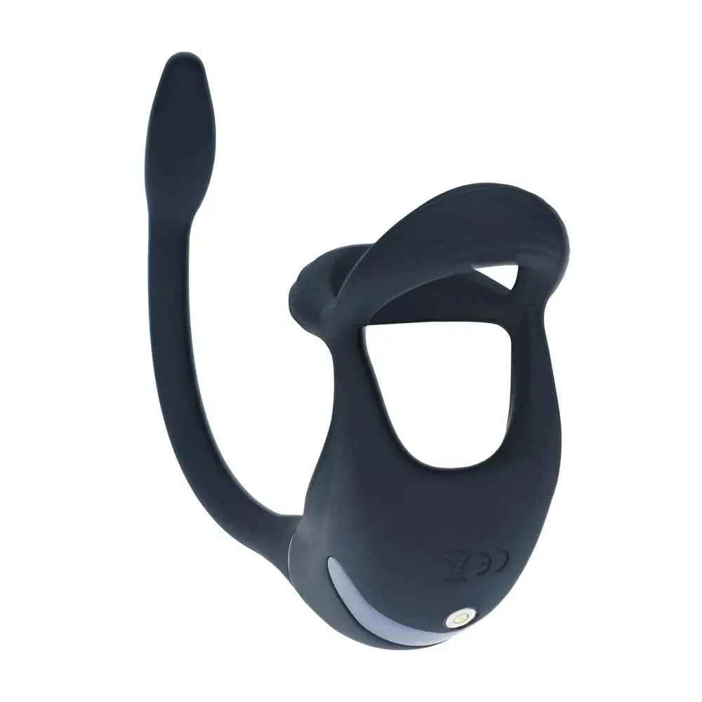 LEVELZ Remote Controlled Vibrating TriO Cock Ring with Prostate Stimulator -  USB Rechargeable Vibrating Cock Ring with Anal Plug Shots Toys Discreet Intimate Essentials.