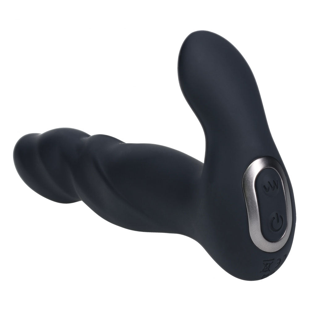 LEVELZ Vibrating & Thrusting Silicone Prostate Massager - 14.7 cm USB Rechargeable Thrusting Prostate Massager.