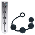 LEVELZ Round Anal Balls - XL - 50mm -  46.5 cm XL Anal Beads - extra large silicone anal beads for deep stimulation.