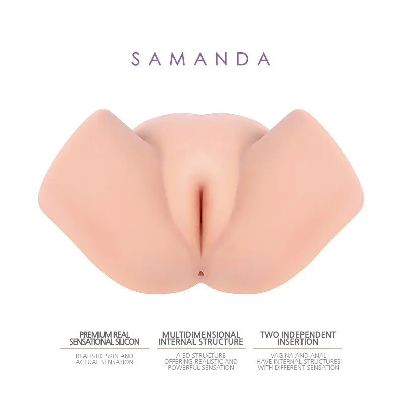 Kokos Big Hip Samanda -  Missionary Style Masturbator Kokos Discreet Intimate Essentials.