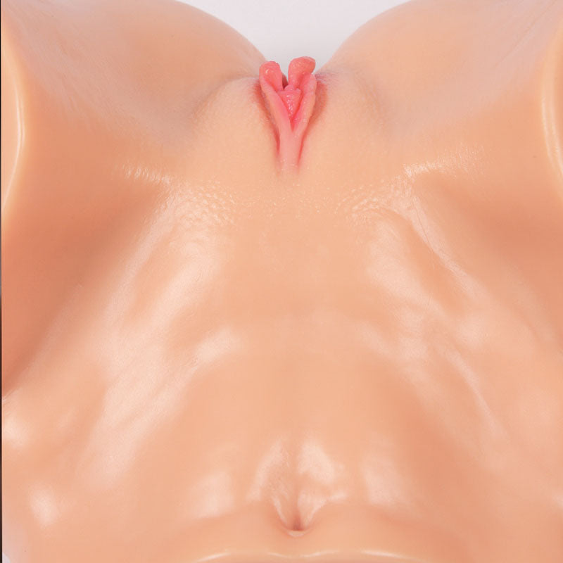 Kokos Big Hip Adel 001 -  Missionary Style Masturbator realistic detail of opening and skin texture for intimate use.