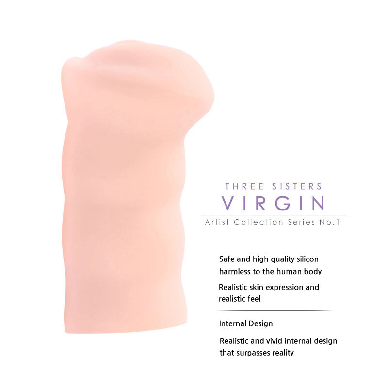 Kokos Three Sisters - Virgin -  Vagina Stroker, a realistic skin feel with internal design for enhanced stimulation.