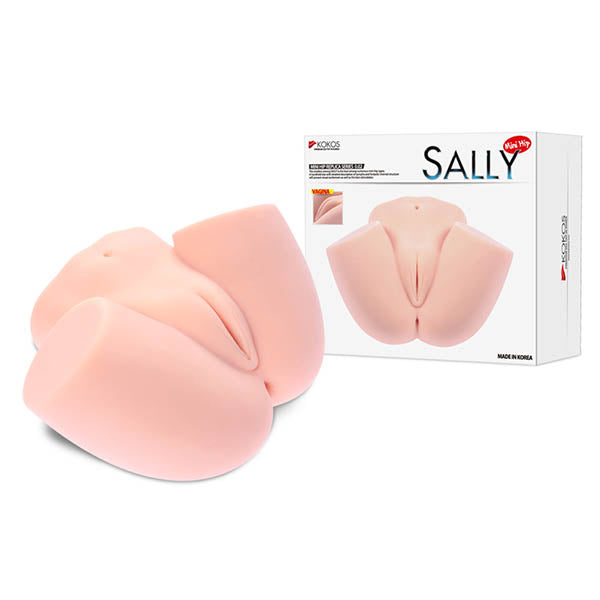 Kokos Mini Butt Sally -  Mini Torso Masturbator featured alongside packaging for visual context.