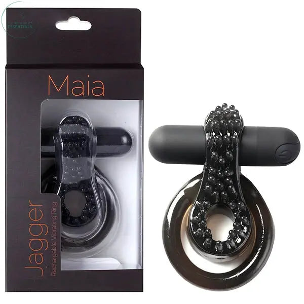 Affordable quality Maia Jagger -  USB Rechargeable Vibrating Cock & Ball Ring  from Maia Toys by Discreet Intimate Essentials with Discreet Delivery 
