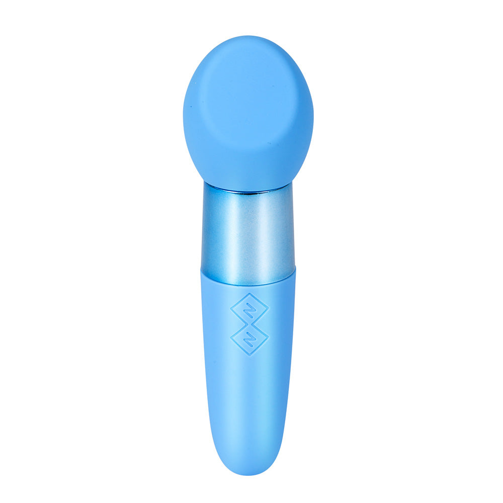 Maia RINA -  -  13.3 cm USB Rechargeable Vibrator in blue, sleek design, perfect for intimate essentials for her.