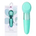Maia RINA - Teal - Teal 13.3 cm USB Rechargeable Vibrator in packaging, perfect addition to intimate essentials for her.