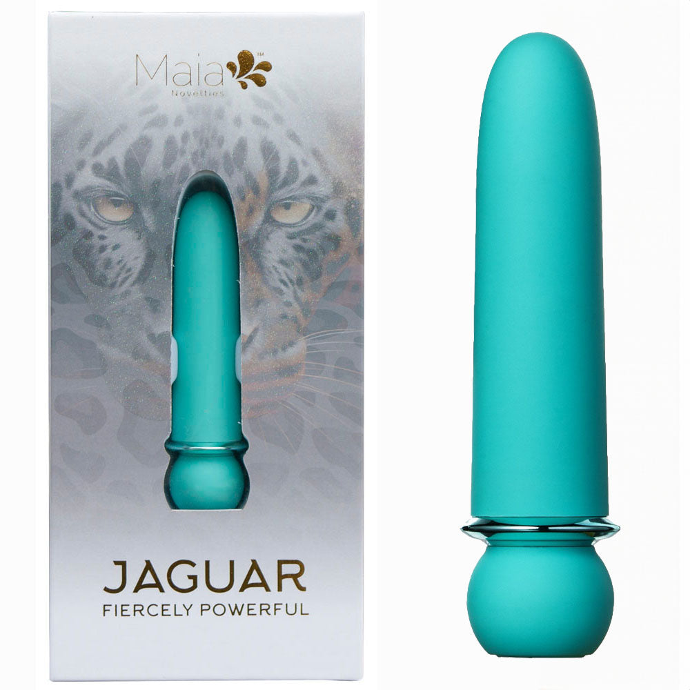 Maia JAGUAR -  -  10.1 cm USB Rechargeable Bullet in elegant packaging with fierce design.