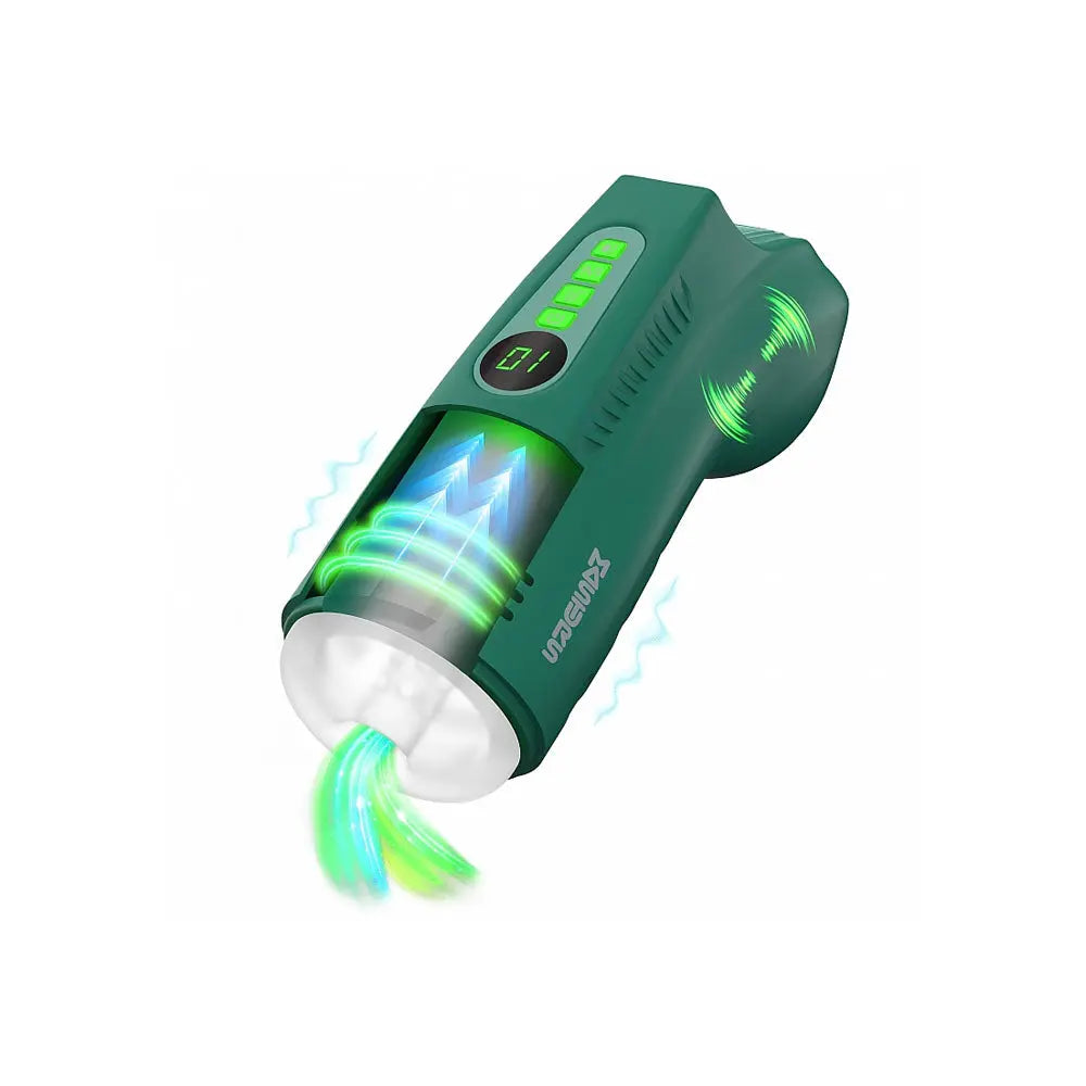 MASTURS Ayla - USB Rechargeable Sucking, Vibrating & Talking Auto Stroker with Augmented Reality Shots Toys Discreet Intimate Essentials.