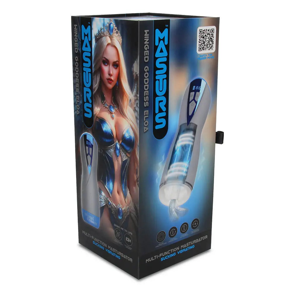 MASTURS Eloa - USB Rechargeable Sucking & Vibrating Auto Stroker with Augmented Reality Shots Toys Discreet Intimate Essentials.