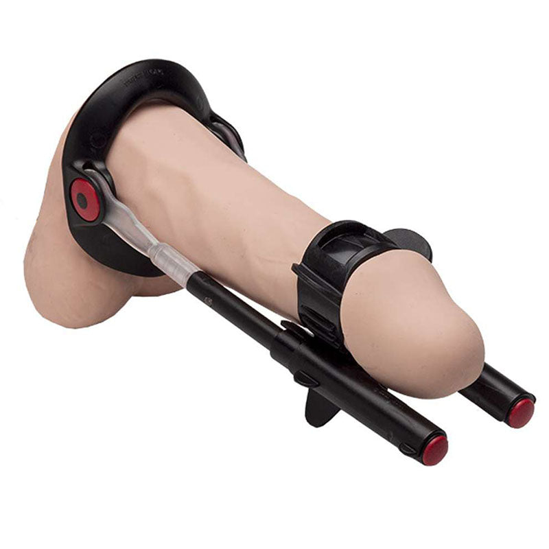 MaleEdge Pro Kit - Penis Enlarger Kit in Case displayed in detail with accessories for optimal enhancement.