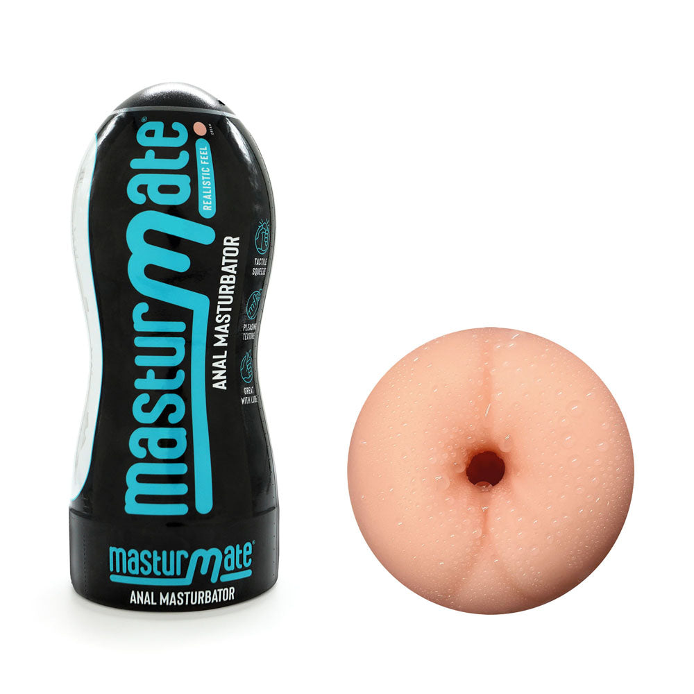 Masturmate - Butt - Cream -  Anal Stroker with realistic design for satisfying sensations.