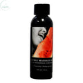 Affordable quality Edible Massage Oil - Juicy Watermelon Flavoured - 59 ml Bottle  from Earthly Body by Discreet Intimate Essentials with Discreet Delivery 