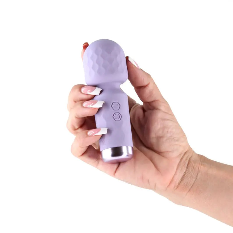Lust-n-Dreams - Salsa - Lavender - Lavender 11.5 cm USB Rechargeable Mini Massage Wand NS Novelties Discreet Intimate Essentials.