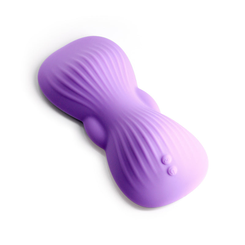 Techno - Trap -  -  USB Rechargeable Vibrating Grind Pad with App Control in lavender silicone.