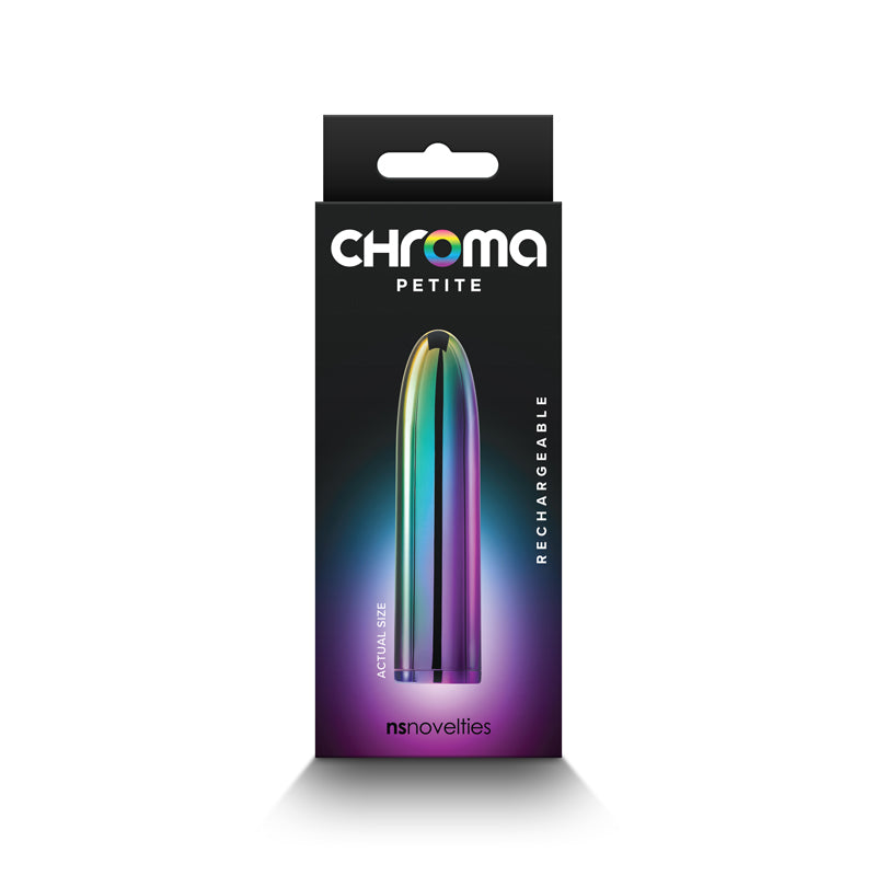 Chroma Petite Bullet - Multicolour - Multicoloured 8.7 cm USB Rechargeable Bullet packaging design.