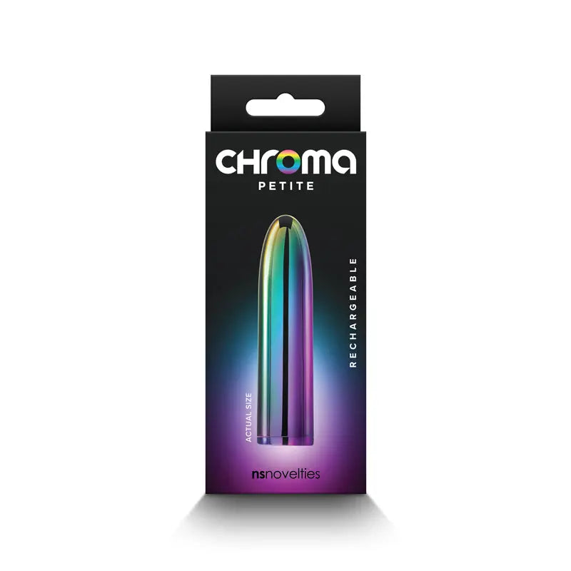 Chroma Petite Bullet - Multicolour - Multicoloured 8.7 cm USB Rechargeable Bullet NS Novelties Discreet Intimate Essentials.