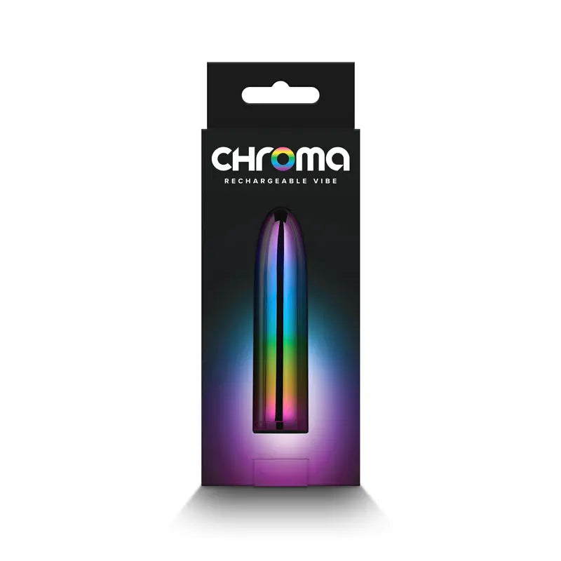 Chroma Petite Bullet - Multicolour - Multicoloured 8.7 cm USB Rechargeable Bullet NS Novelties Discreet Intimate Essentials.