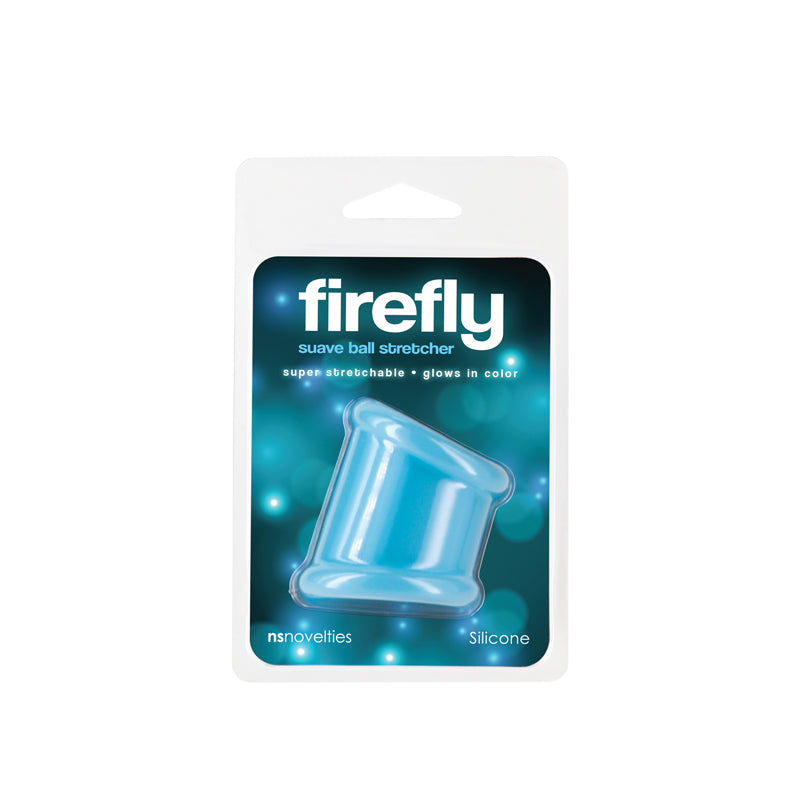 Firefly - Suave Ball Stretcher -  - Glow in Dark  Ball Stretcher packaging featuring a super-stretchable silicone design.