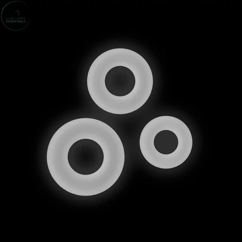 Affordable quality Firefly - 3pc Bubble Rings -  - Glow in Dark Cock Rings - Set of 3 Sizes  from NS Novelties by Discreet Intimate Essentials with Discreet Delivery 
