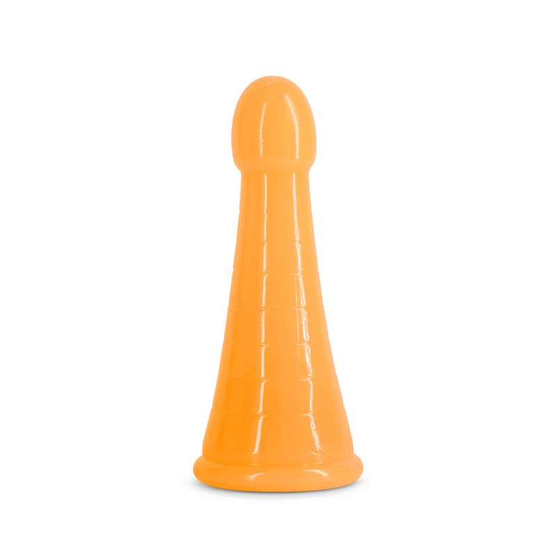 Firefly - Phoenix - Orange - Glow in Dark Orange 19.2 cm Dildo showcasing its bright orange color and smooth design.