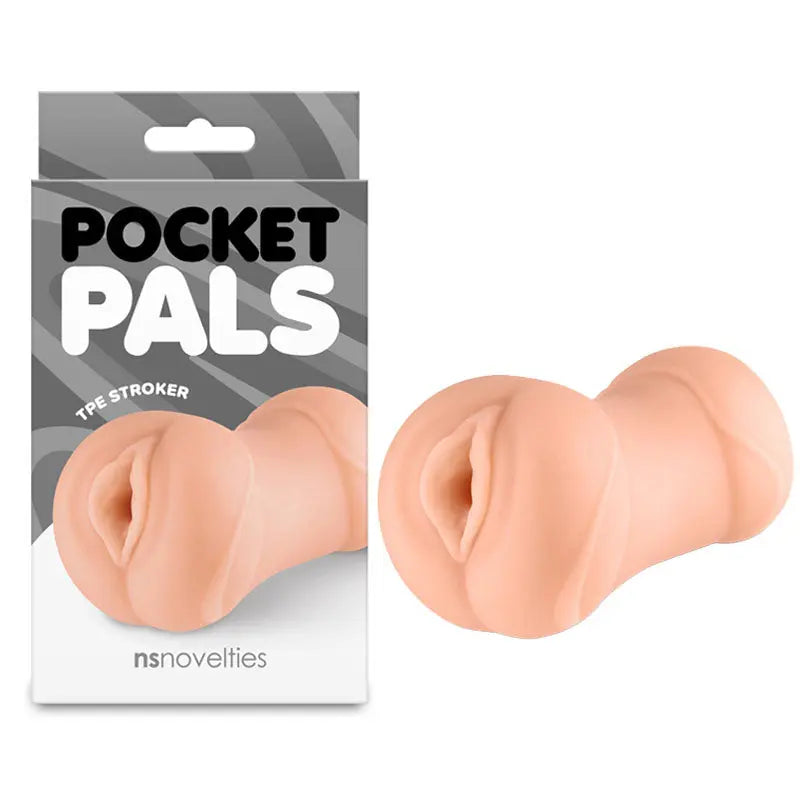 Pocket Pals Vagina Stroker - Tan - Tan Vagina Stroker NS Novelties Discreet Intimate Essentials.